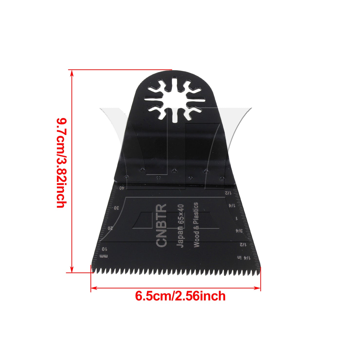 High Carbon Steel Oscillating Saw Blade for General Purpose Japanese Teeth 65 * 40mm