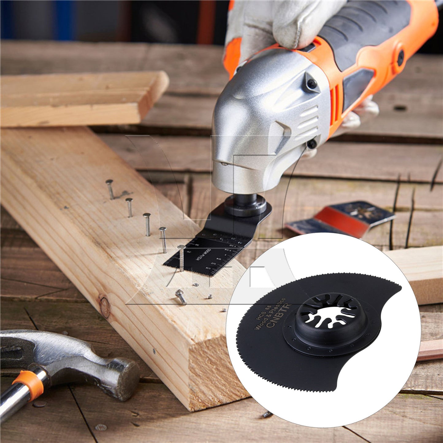 BQLZR  Universal high carbon steel countersunk semi-circular saw 88mm
