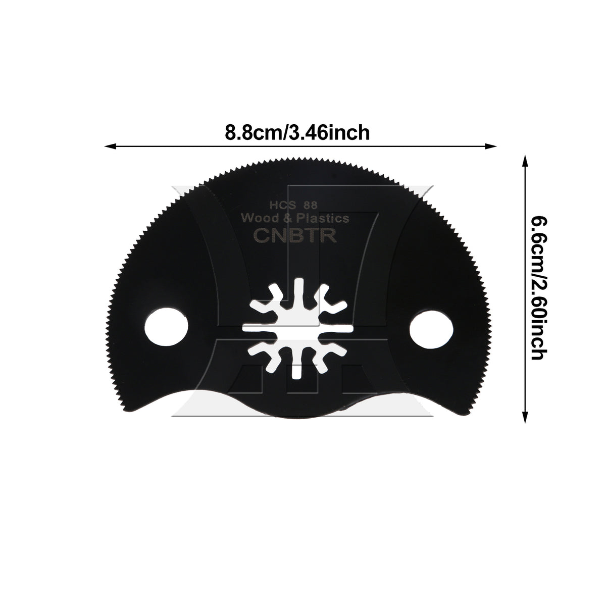 BQLZR universal high carbon steel semi-circular flat saw 88mm (with CNBTR)