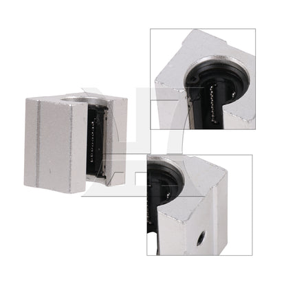 BQLZR Open Linear Bearing Slide SBR12UU Linear Motion Block for CNC Machine