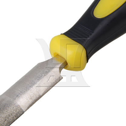 BQLZR 8 Inch Diamond Coated Half Round File Grain 100 Filing Grit File BQLZR 315MM