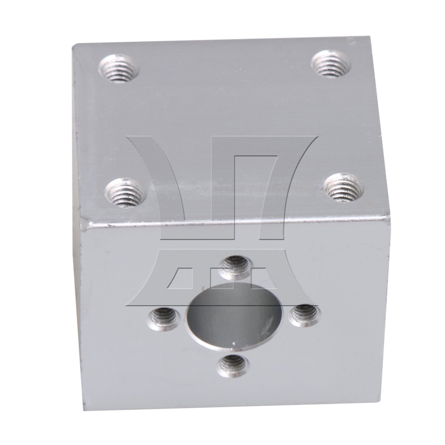 BQLZR Alum Silver T8 Ballscrew Nut Housing Bracket for 3D Printing Machine Tools