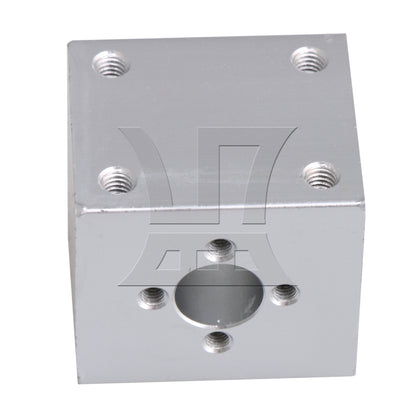 BQLZR Alum Silver T8 Ballscrew Nut Housing Bracket for 3D Printing Machine Tools