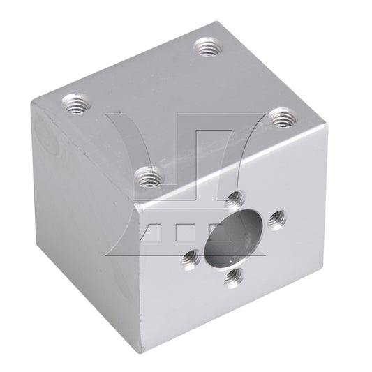 BQLZR Alum Silver T8 Ballscrew Nut Housing Bracket for 3D Printing Machine Tools