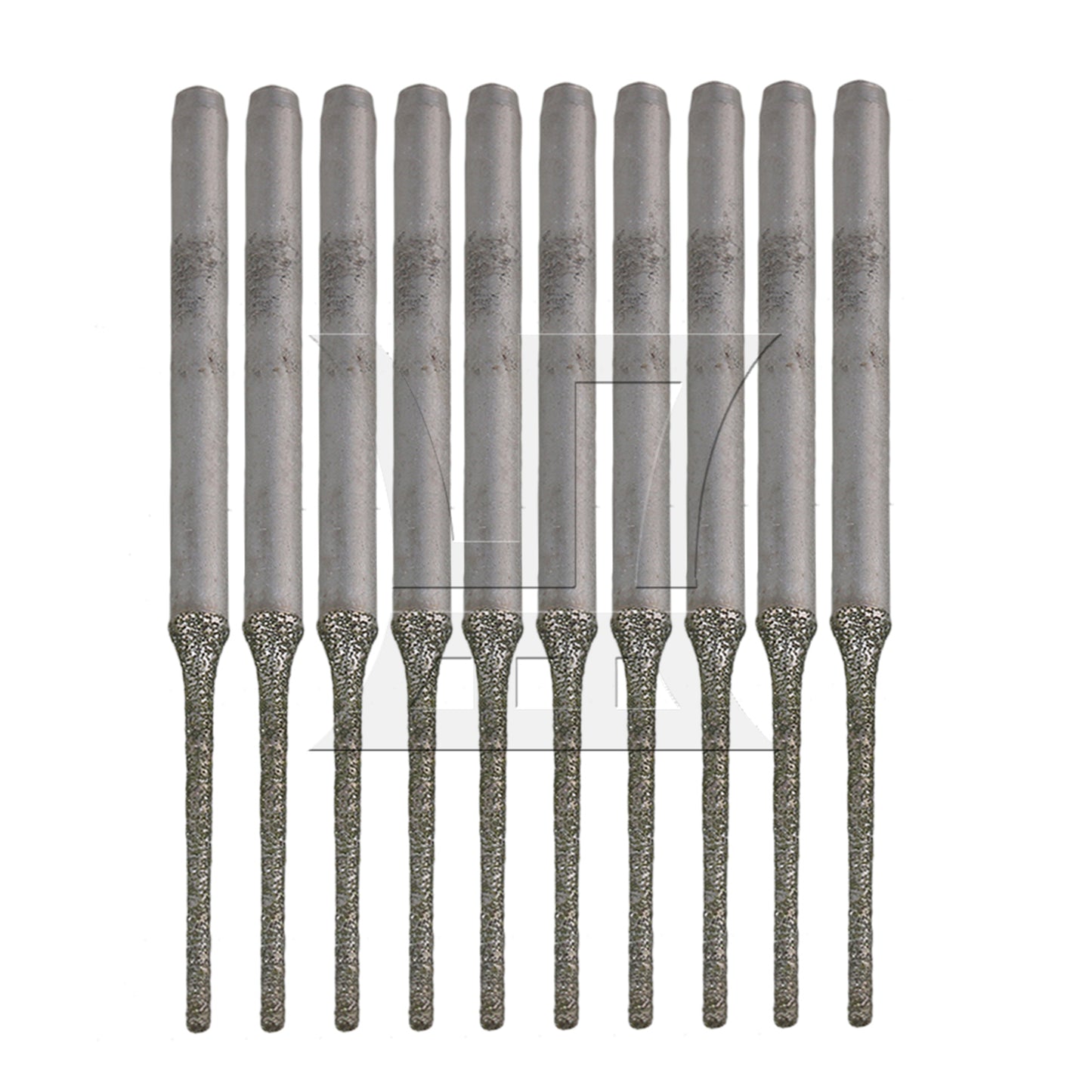 BQLZR Lapidary Coated Solid Bits Gems Drilling Bits 1mm Silver
