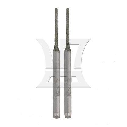 BQLZR Lapidary Coated Solid Bits Gems Drilling Bits 1mm Silver