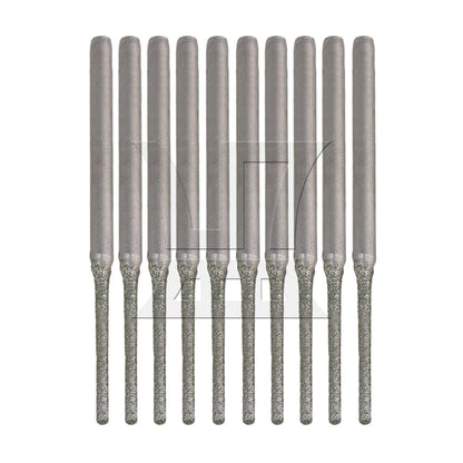 BQLZR  Diamond Coated Drill Bit 1.2mm Dia 3/32" Shank for Glass Tile Granite
