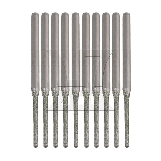 BQLZR  Diamond Coated Drill Bit 1.2mm Dia 3/32" Shank for Glass Tile Granite