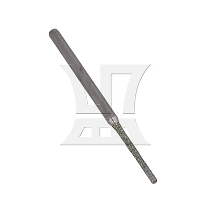 BQLZR 10xBQLZR Lapidary Coated Solid Bits Gems Drilling Bits 1.5mm Silver