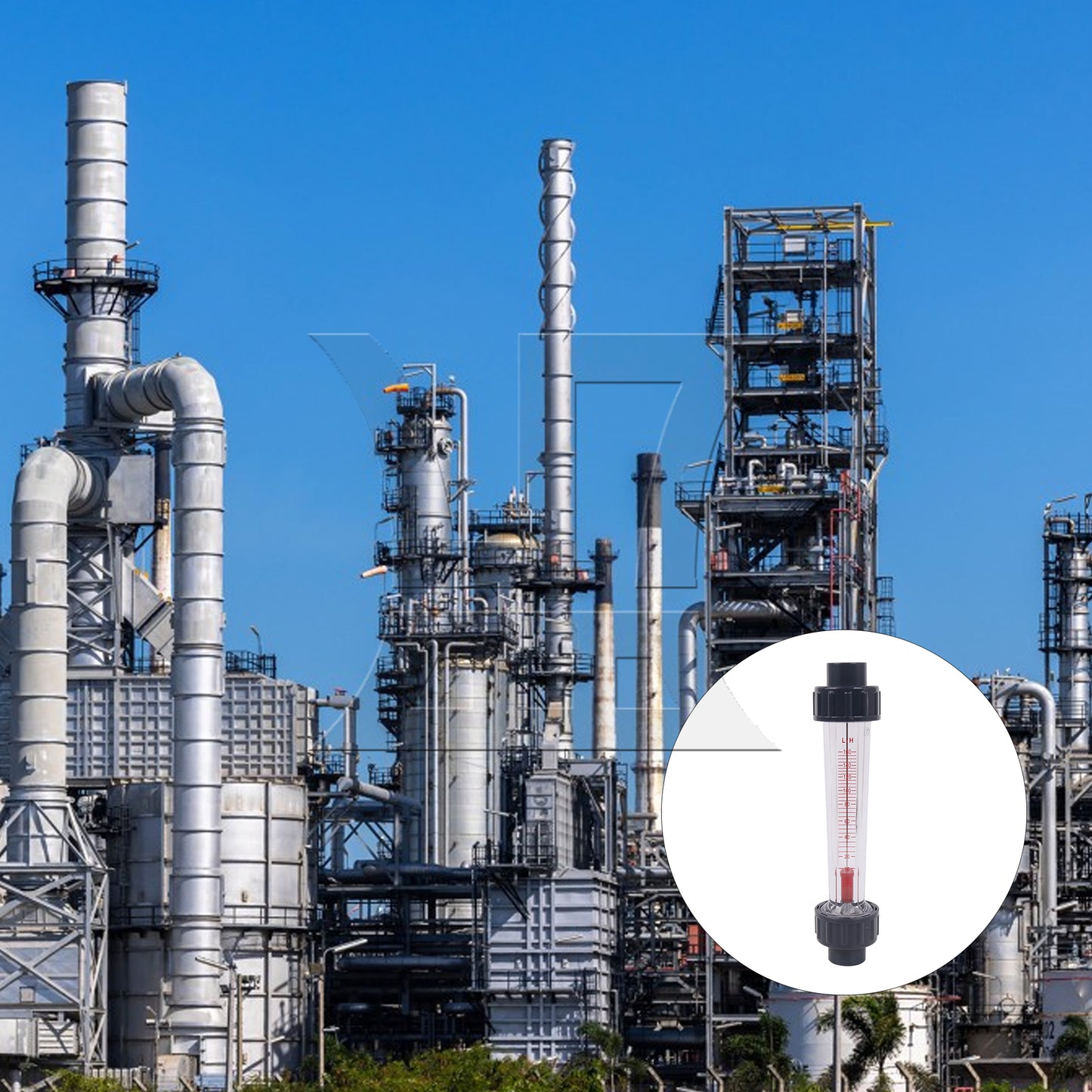BQLZR Plastic Tube Water Flow-meter LZS-15 16-160L/H DN15 Tube for Testing Flow