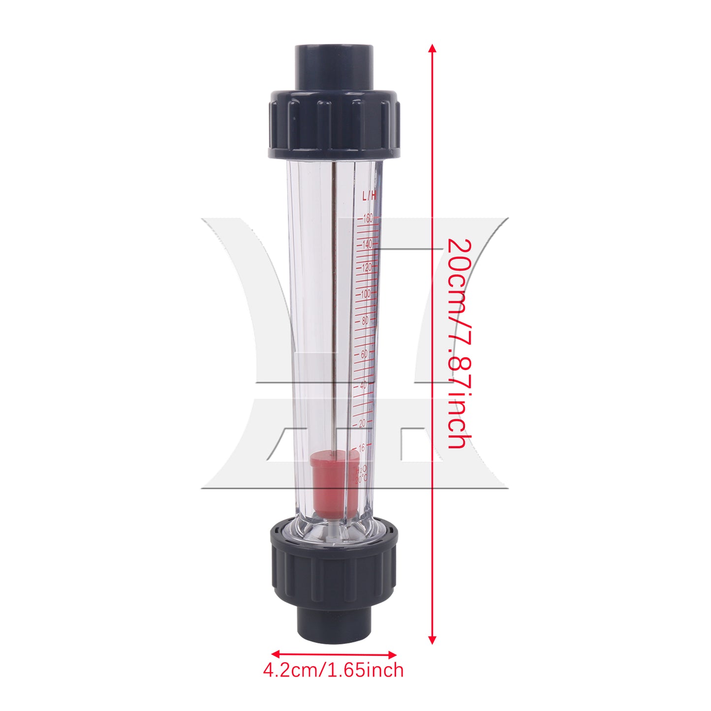 BQLZR Plastic Tube Water Flow-meter LZS-15 16-160L/H DN15 Tube for Testing Flow