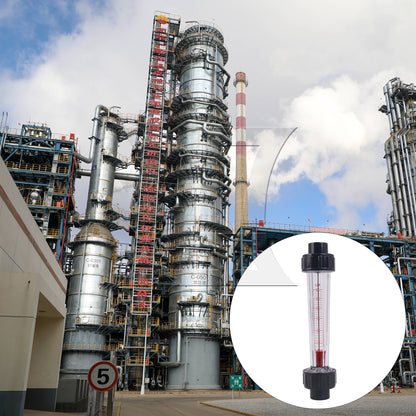 BQLZR Plastic Tube Water Liquid Flow-meter LZS-15 Flow Meter 60-600L/H for DN15 Tube