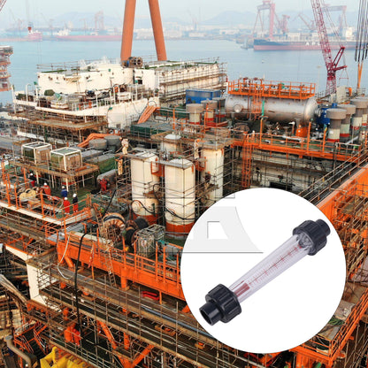 BQLZR Plastic Tube Water Liquid Flow-meter LZS-15 Flow Meter 60-600L/H for DN15 Tube