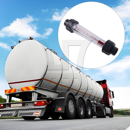 BQLZR Plastic Tube Water Liquid Flow-meter LZS-15 Flow Meter 60-600L/H for DN15 Tube