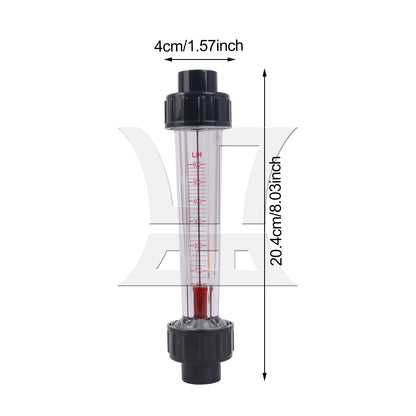 BQLZR Plastic Tube Water Liquid Flow-meter LZS-15 Flow Meter 60-600L/H for DN15 Tube