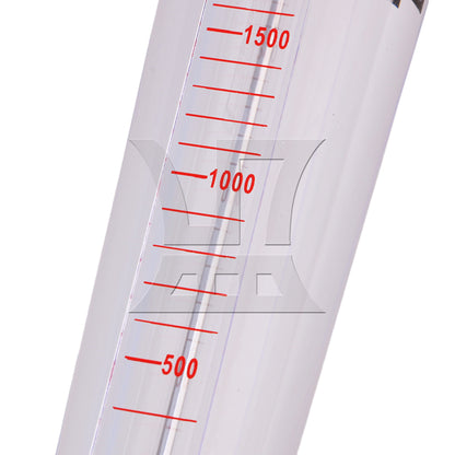 BQLZR Plastic LZS-25 Water Flow-meter Flow Testing 250-2500L/H for DN25 Tube