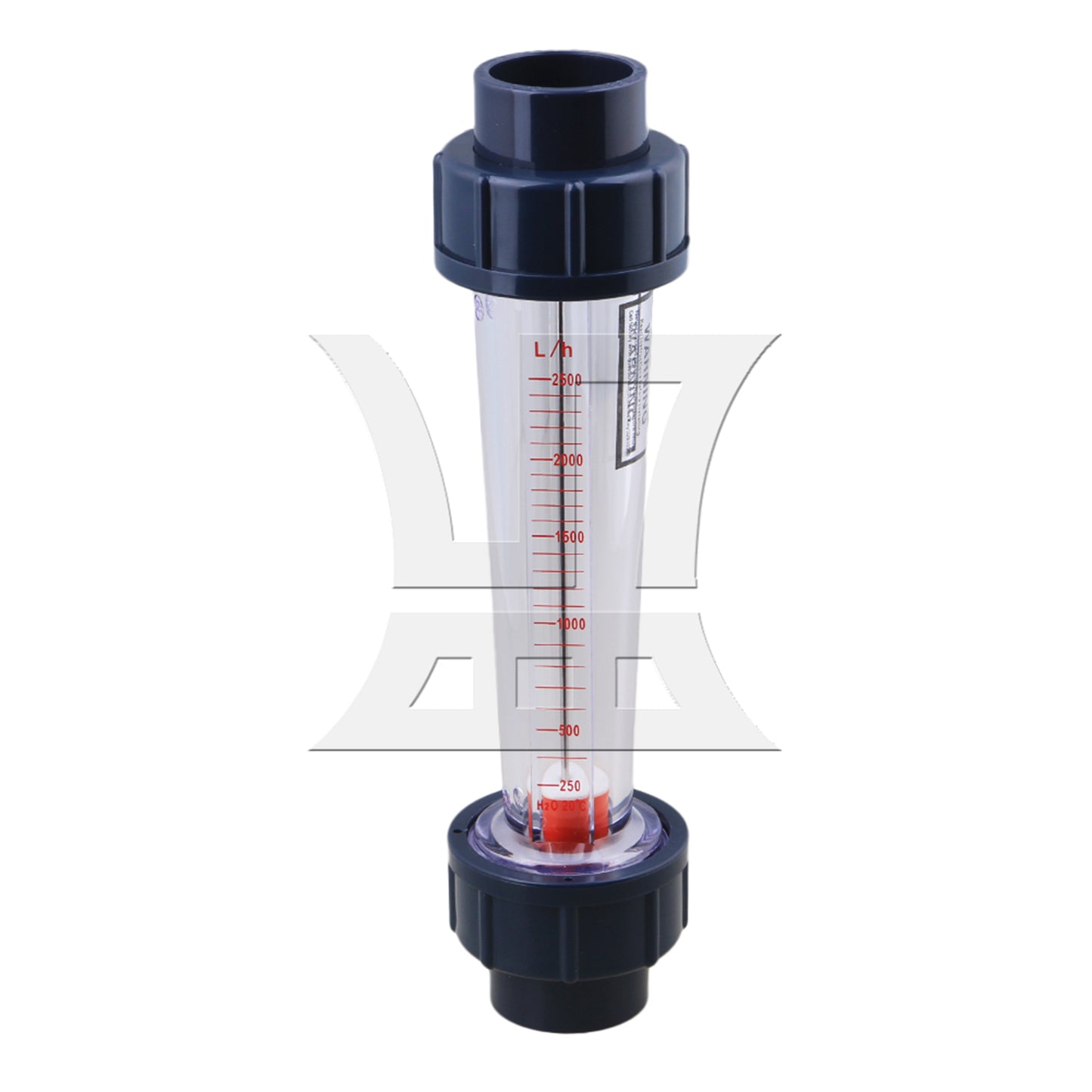 BQLZR Plastic LZS-25 Water Flow-meter Flow Testing 250-2500L/H for DN25 Tube