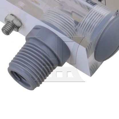 BQLZR Panel Type Liquid Flowmeter Water Flow Meter 0.2-1GPM/1-4LPM LZM-15