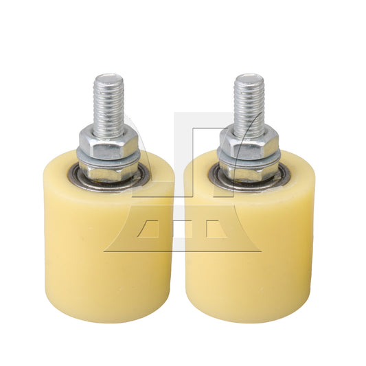 BQLZR  Steel Roller Bearing Guiding Wheel M10 40x44mm for Electric Gate BQLZR