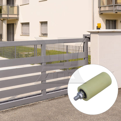 BQLZR Steel Roller Bearing Guiding Wheel M12 50x100mm for Electric Gate BQLZR