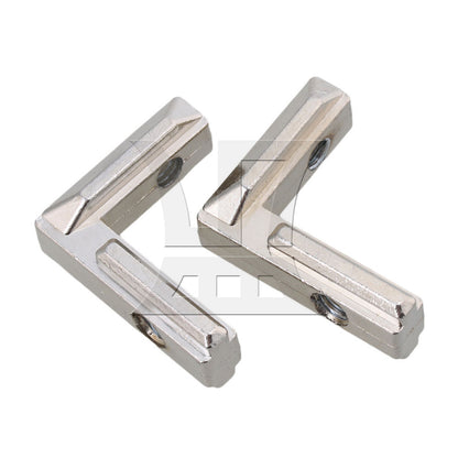 BQLZR Carbon Steel Interior Corner Connector Joint Bracket 3030 Silver