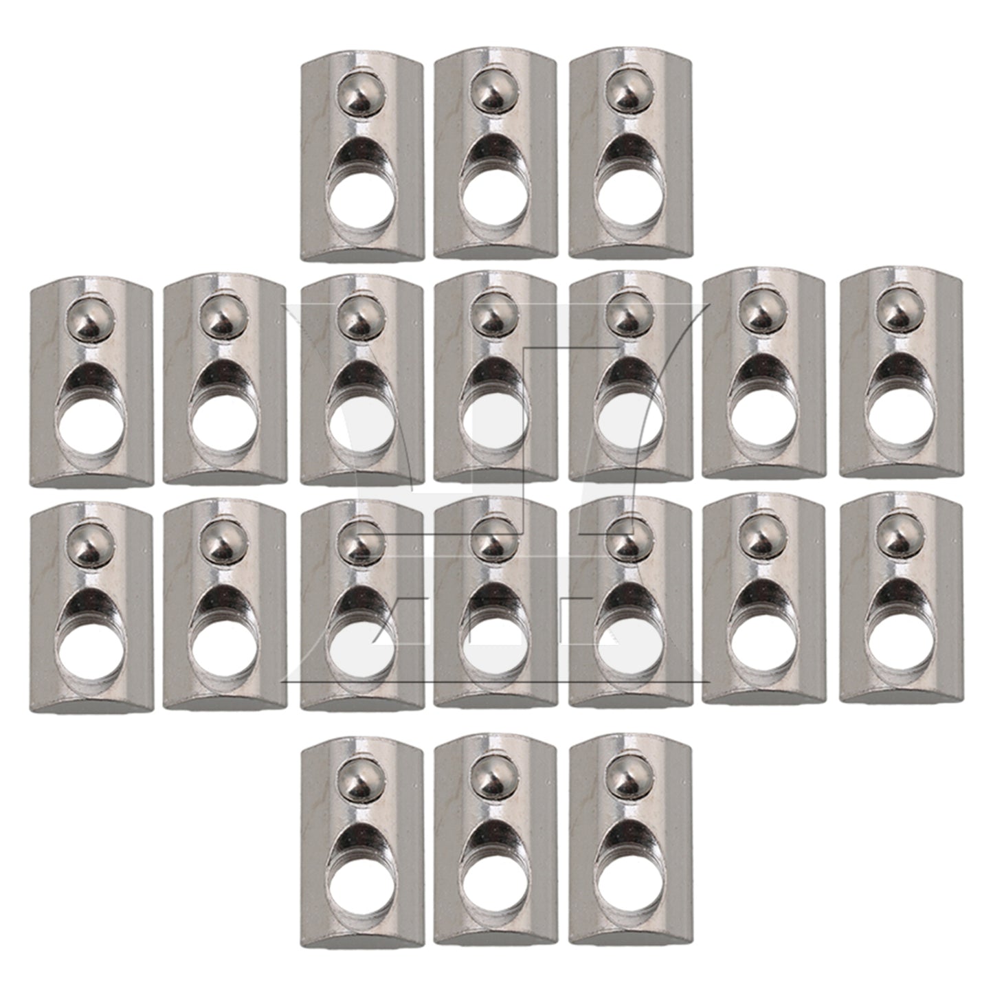 BQLZR M8 40 Series European Standard Aluminum Profiles Spring T-Nuts BQLZR