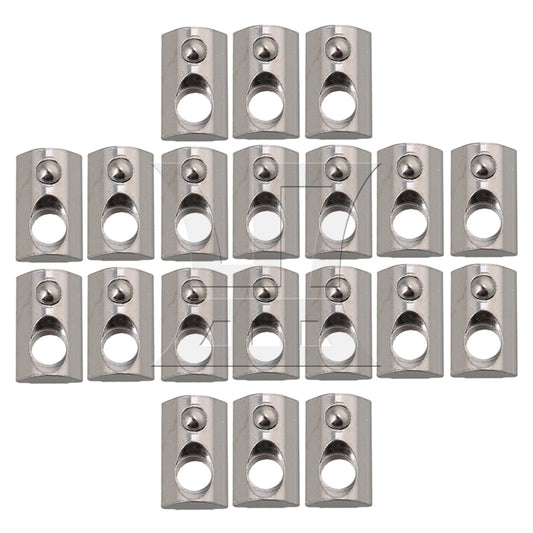 BQLZR M8 40 Series European Standard Aluminum Profiles Spring T-Nuts BQLZR