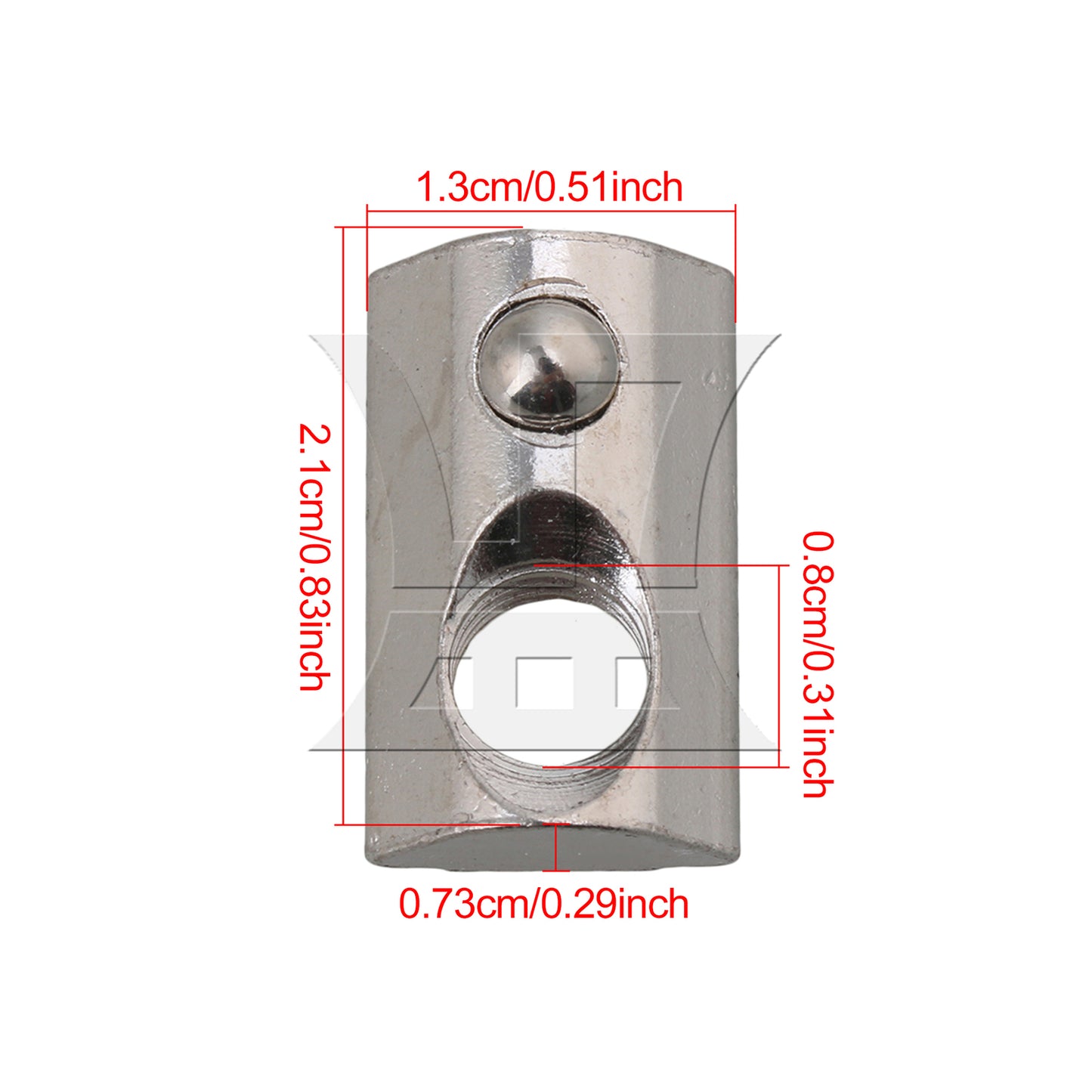BQLZR M8 40 Series European Standard Aluminum Profiles Spring T-Nuts BQLZR