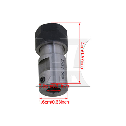 BQLZR 8mm ER11 Precision Nut Type A Extension Rod Collet Chuck CNC Milling