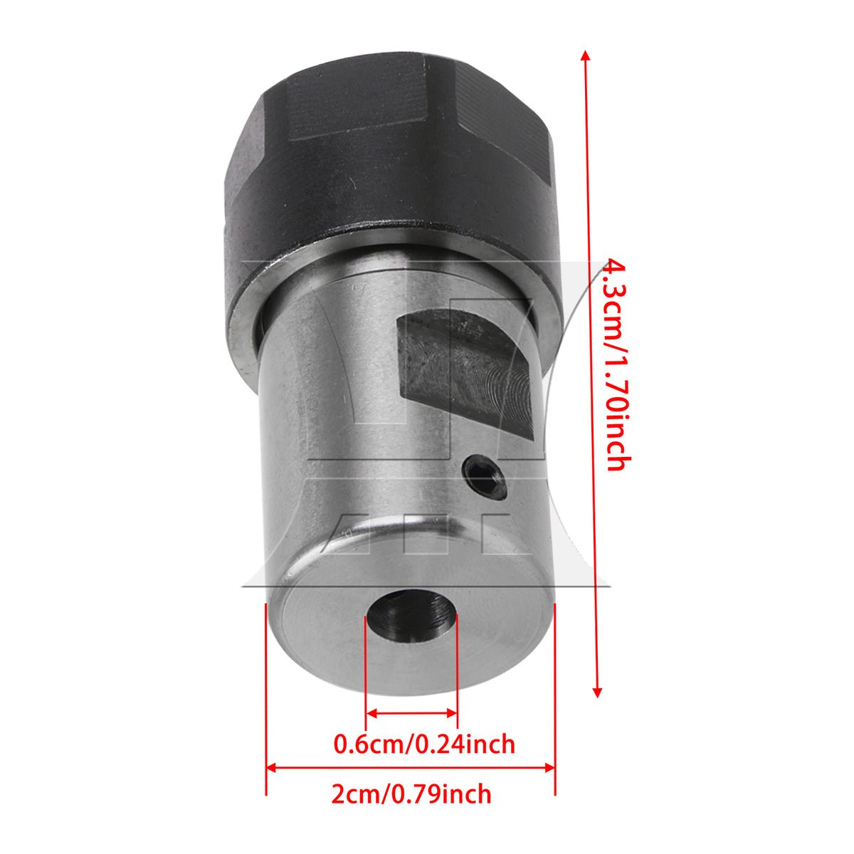 BQLZR Type A ER16 Extension Rod 6mm Motor Shaft Chuck Holder CNC Milling BQLZR