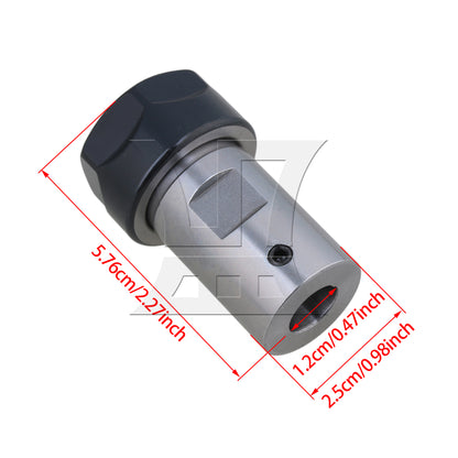 BQLZR Type A ER20 Extension Rod 12mm Motor Shaft Chuck Holder CNC Milling BQLZR