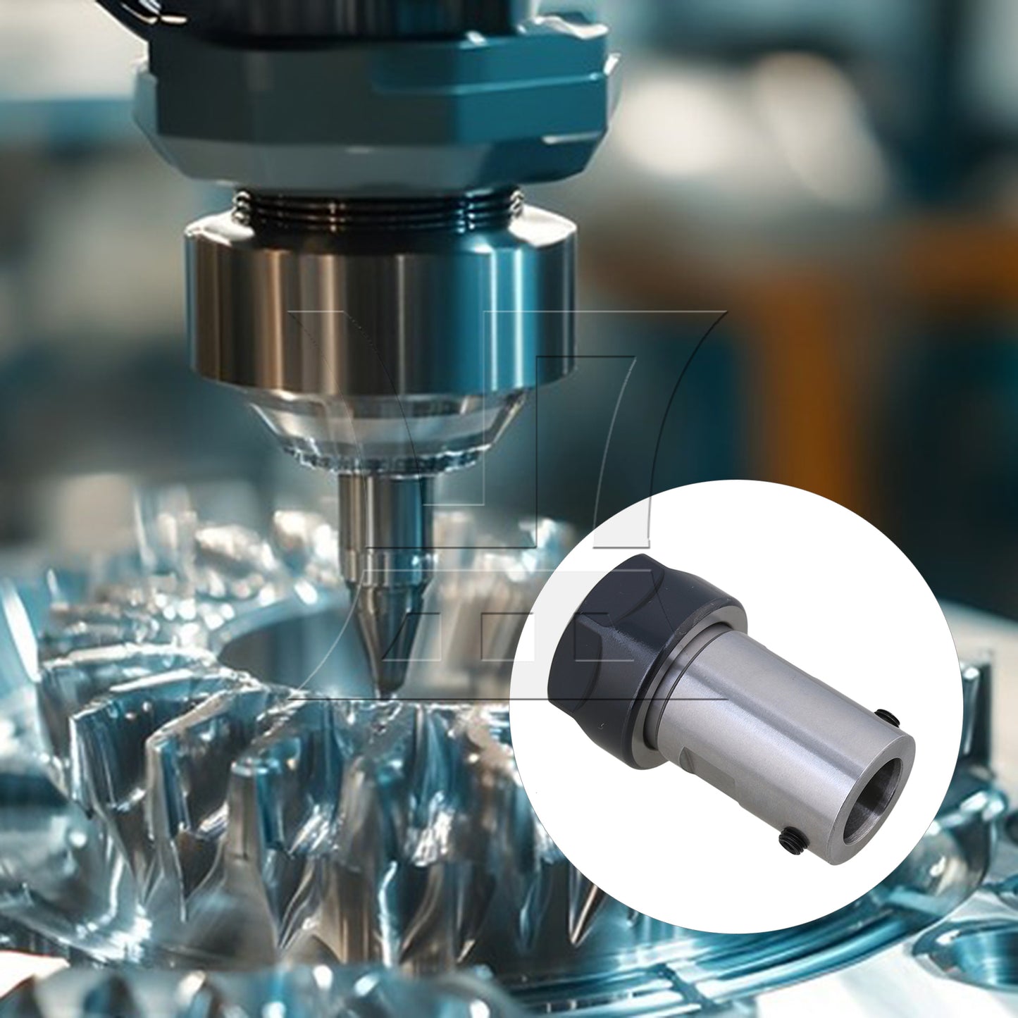 BQLZR Type A ER20 Extension Rod 16mm Motor Shaft Chuck Holder CNC Milling BQLZR