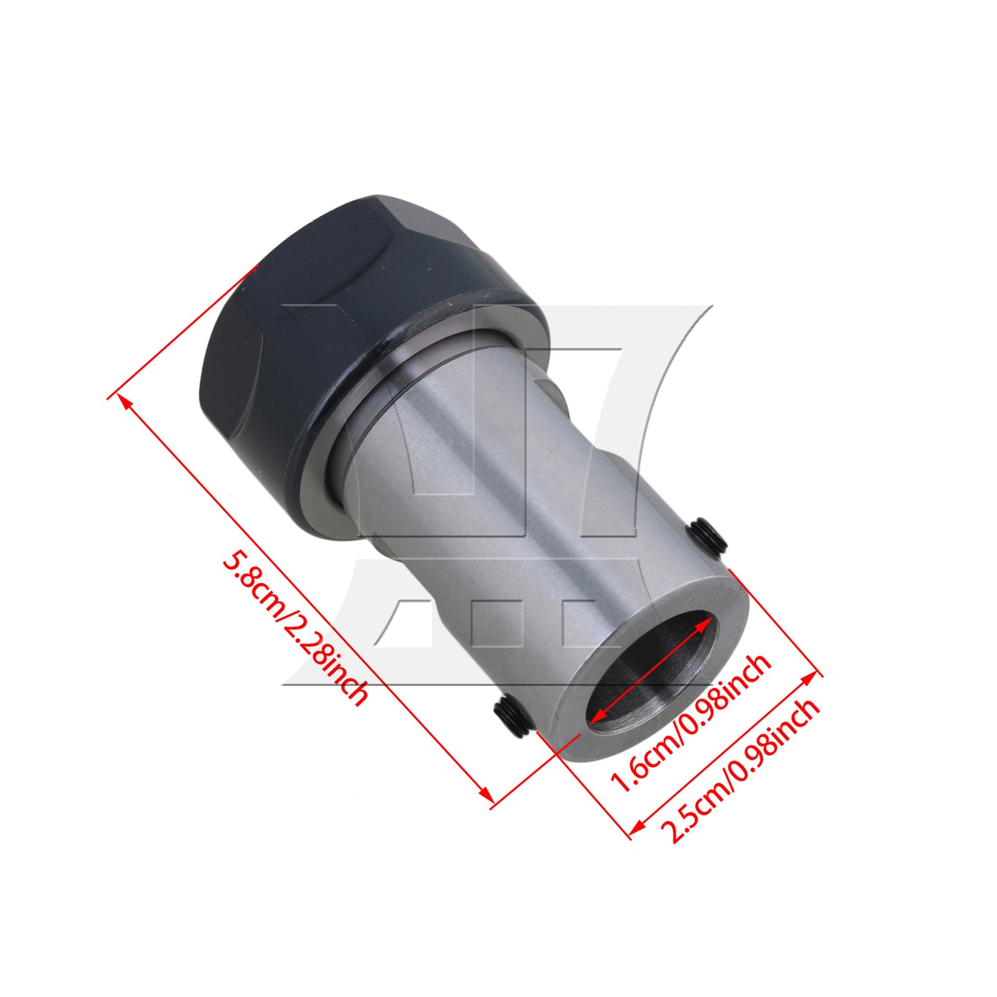 BQLZR Type A ER20 Extension Rod 16mm Motor Shaft Chuck Holder CNC Milling BQLZR