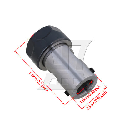 BQLZR Type A ER20 Extension Rod 16mm Motor Shaft Chuck Holder CNC Milling BQLZR