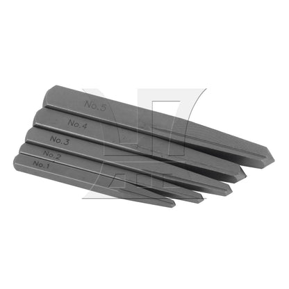 BQLZR Square Screw Extractor Set Broken Damaged Bolt Remover 1/8-3/8