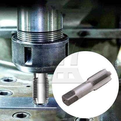BQLZR Silver 1/2 Hand Tap Machine Tap Drill Bits Tools for Pipe Thread