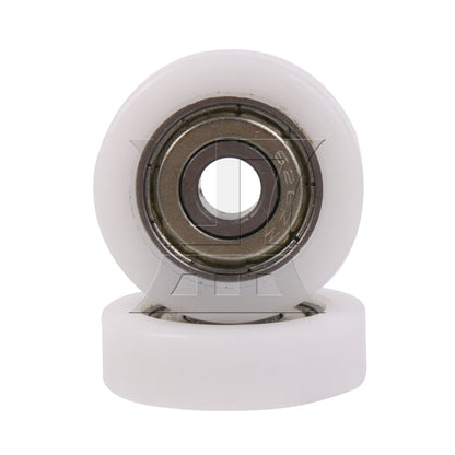 BQLZR 626ZZ 0.6x2.6x0.8cm Guide Pulley Rail Ball Bearing Wheels for Door
