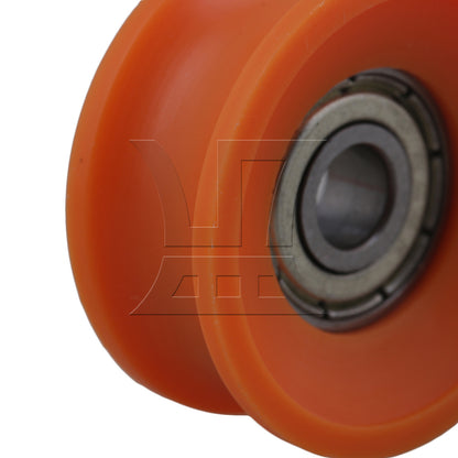BQLZR 606ZZ U Type Groove Guide Pulley Wheel Bearing Door Window Roller