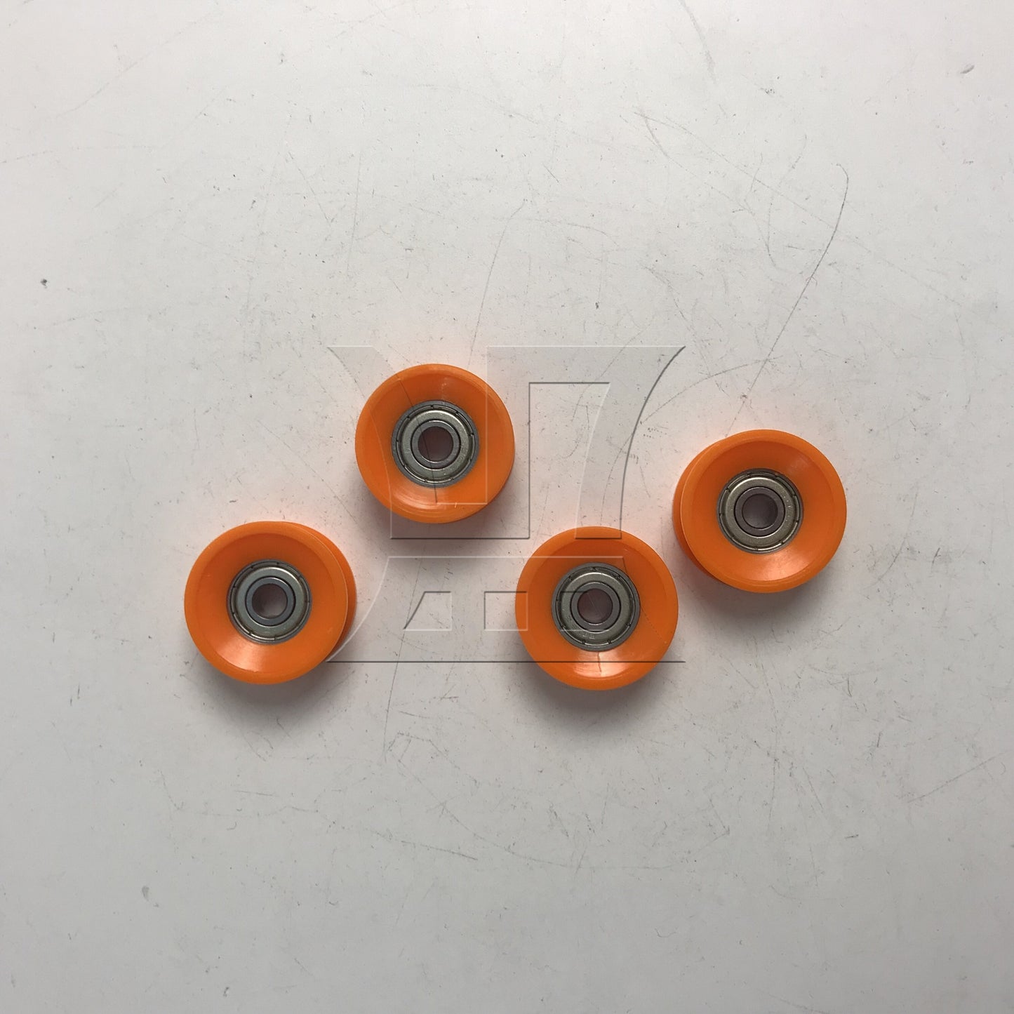 BQLZR 4 x 606ZZ U Type Groove Guide Pulley Wheel Bearing Door Window Roller