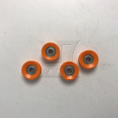 BQLZR 4 x 606ZZ U Type Groove Guide Pulley Wheel Bearing Door Window Roller
