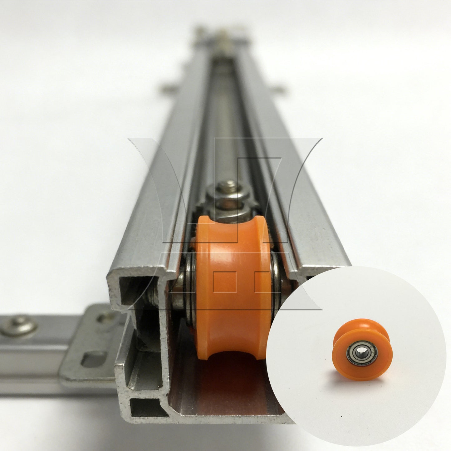 BQLZR 606ZZ U Type Groove Guide Pulley Wheel Bearing Door Window Roller