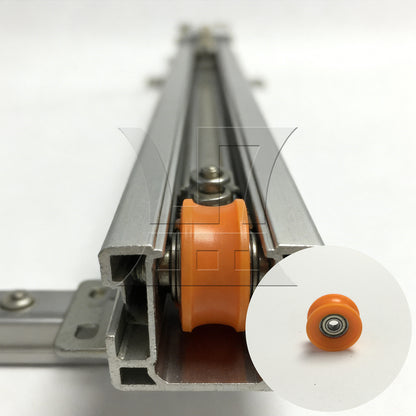 BQLZR 606ZZ U Type Groove Guide Pulley Wheel Bearing Door Window Roller