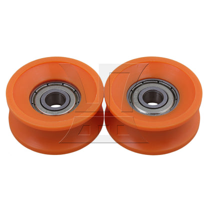 BQLZR 606ZZ U Type Groove Guide Pulley Wheel Bearing Door Window Roller
