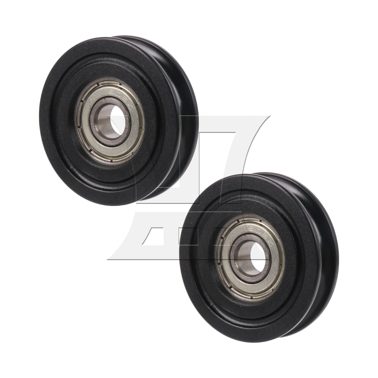 BQLZR U Type Groove Guide Pulley Wheel Bearing Door Window Roll 8x40x10mm