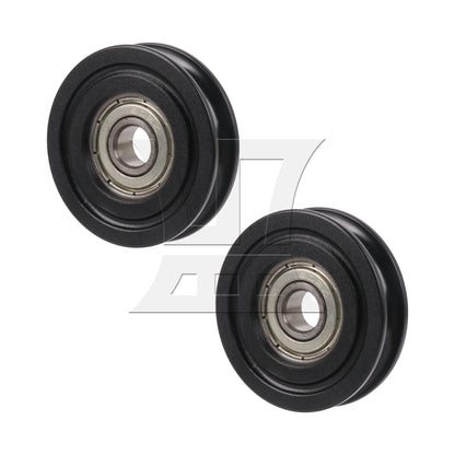 BQLZR U Type Groove Guide Pulley Wheel Bearing Door Window Roll 8x40x10mm
