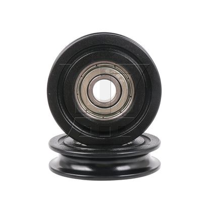 BQLZR U Type Groove Guide Pulley Wheel Bearing Door Window Roll 8x40x10mm