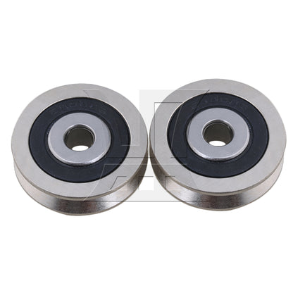 BQLZR  BQLZR 0.6x3x0.8cm V Shaped Guide Bearing Steel Sealed Ball Bearings Pulley
