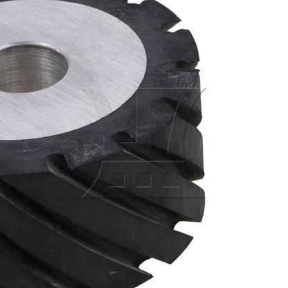 BQLZR 10 x 5cm Black Serrated Bearings Rubber Belt Grinder Sander Wheels