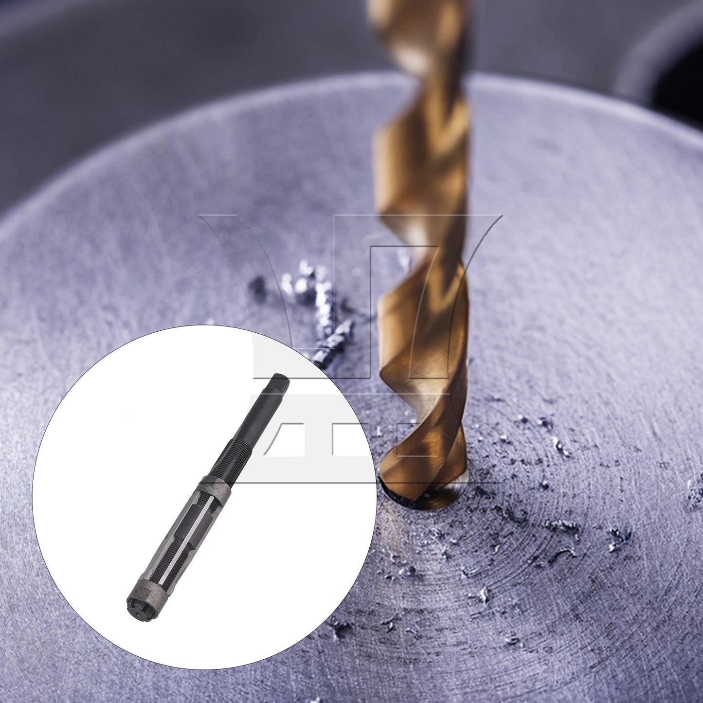 BQLZR HSS Silver Black Adjustable Size 23-26mm Hand Milling Tool