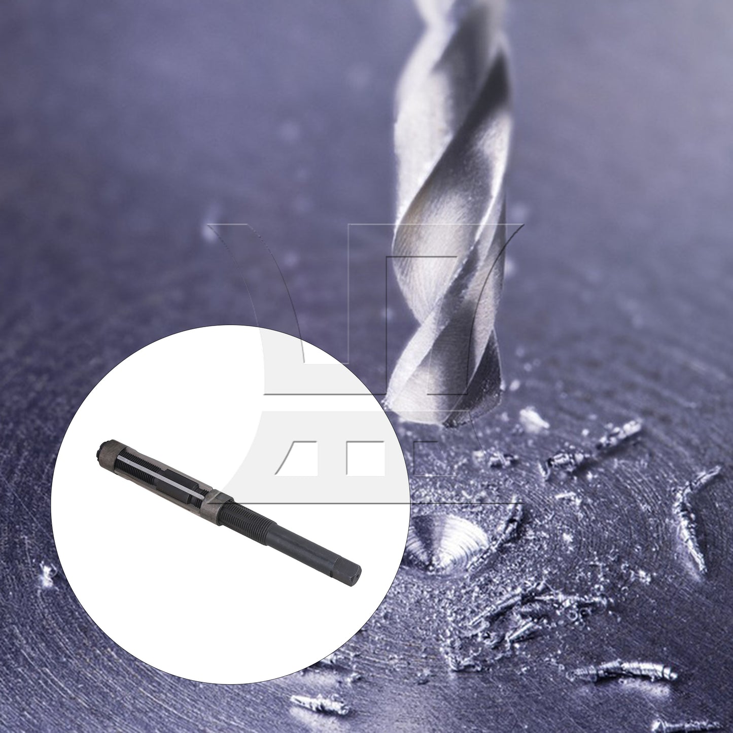 BQLZR HSS Silver Black Adjustable Size 23-26mm Hand Milling Tool